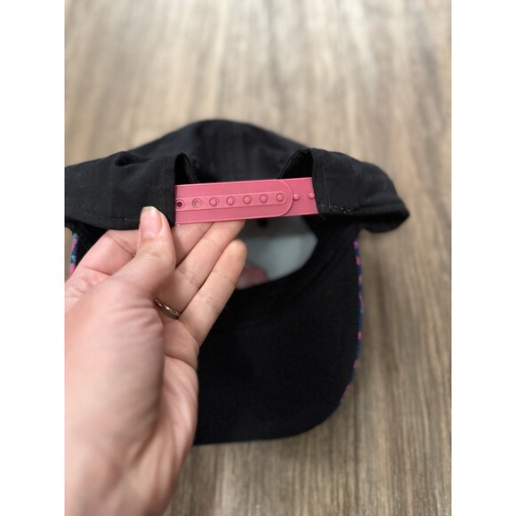 BASS PRO SHOPS Cute Women's Pink/Aqua/Leopard Baseball Cap One Size - Picture 3 of 4